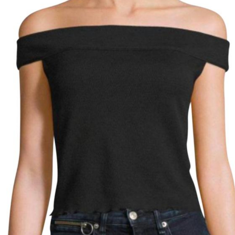 rag & bone off the shoulder top